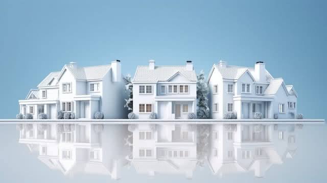 Estate of model houses